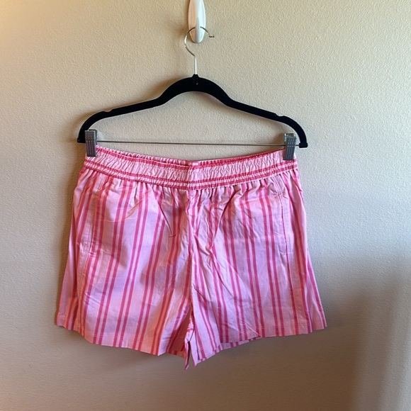 The Gemma Striped Boxer Shorts Size XL With Side Pockets Pull On Pink - Picture 3 of 11